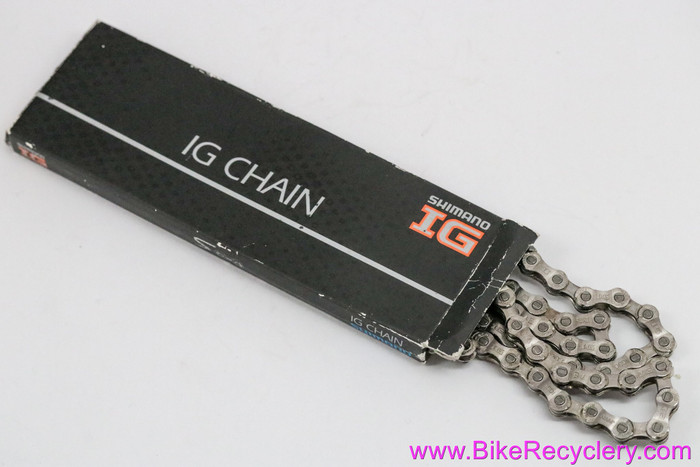 限定セールHOTSHIMANO IG CHAIN CN-IG90 116L 新品未使用　シマノ　チェーン　116リンク　NOS チェーン