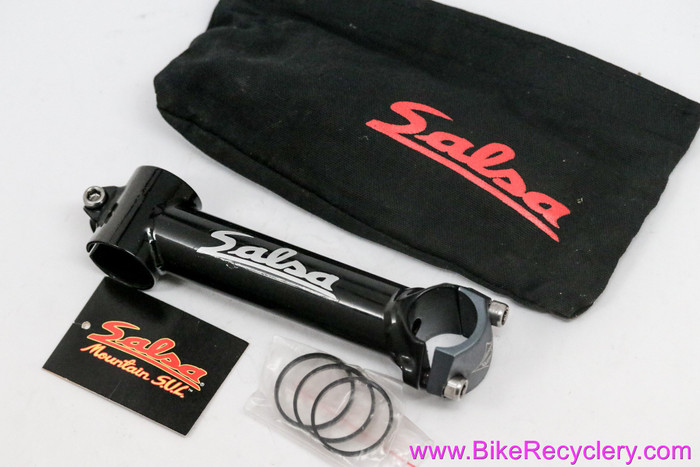 Salsa ステム ブラック 1-1/8インチ NIB/NOS Salsa Moto SUL Threadless Stem: 1 1/8