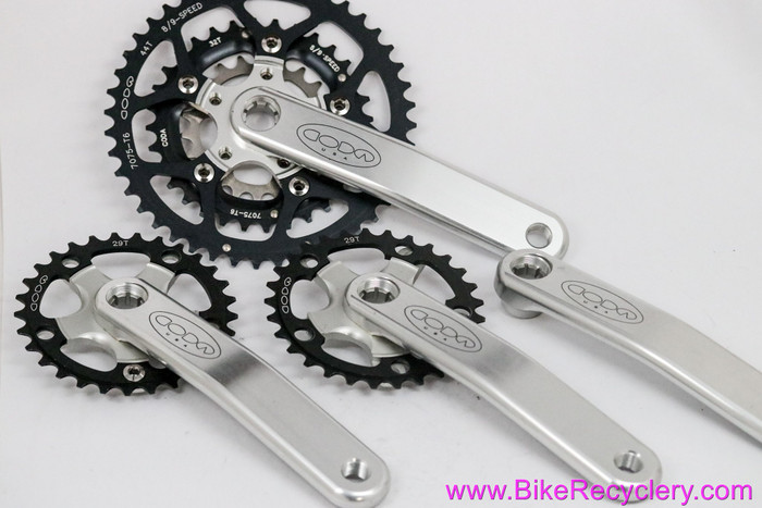 NOS CODA Tarantula TX3 Competition Tandem Crankset: 175mm x 44/32