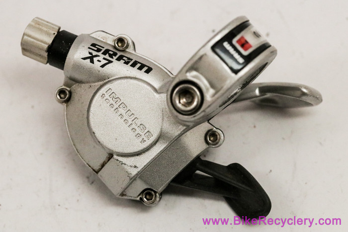 SRAM X7 9 Speed Front Shifter: Grey - Double or Triple