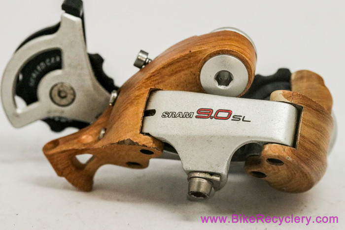 Sram ESP 9.0 SL Woodie Rear Derailleur: REAL Wood! (Near Mint