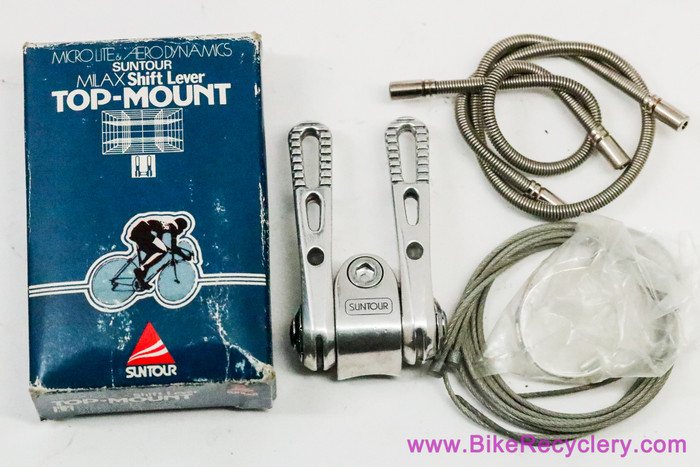 NOS新品SUNTOURコラムシフター ビンテージoldmtbxc NIB/NOS Suntour LD-2300 Cyclone MK-II Symmetric Shifters: Endless