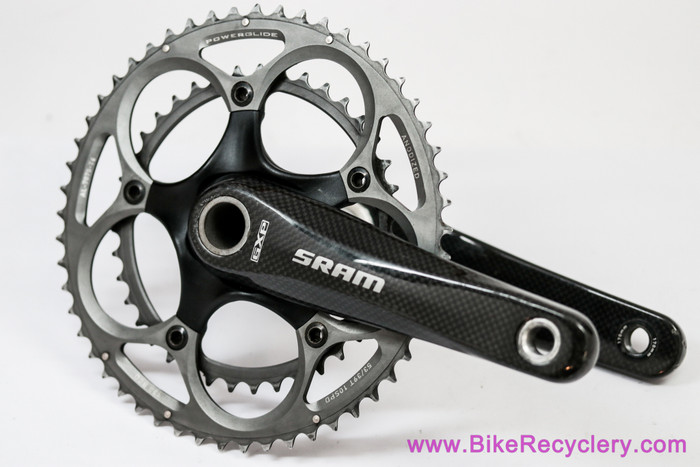 SRAM クランクセット 53/39T 10速 170mm SRAM S950 S-Series Carbon Crankset: 170mm x 53/39t Double - GXP