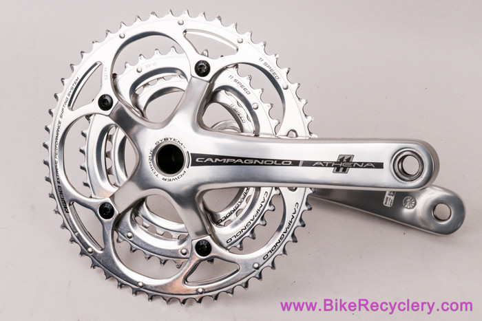 Campagnolo Athena 11s Triple Crankset: 175mm x 52/39/30t - BB