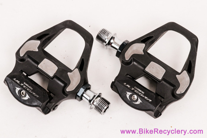 Shimano Ultegra PD-R8000 SPD-SL Pedals: Black (Low Miles Near MINT