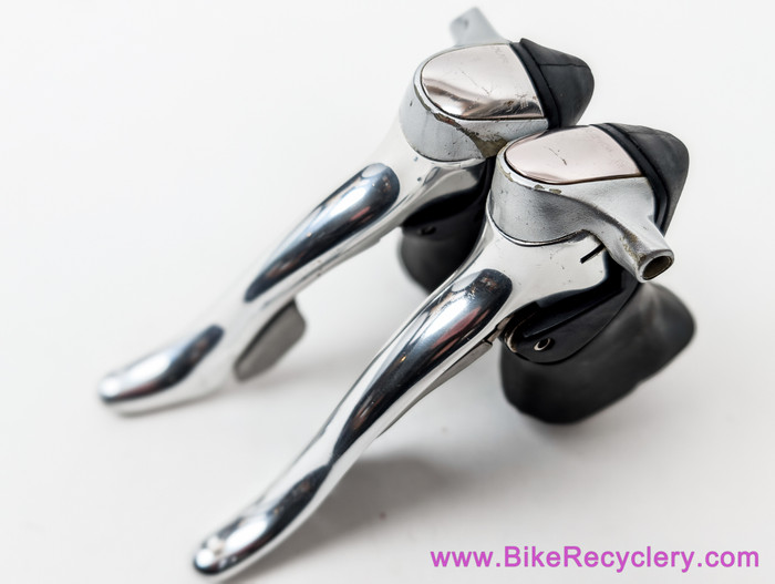 Shimano Dura Ace ST-7700 STI Shifters: 2x9s - Engraved Faceplates