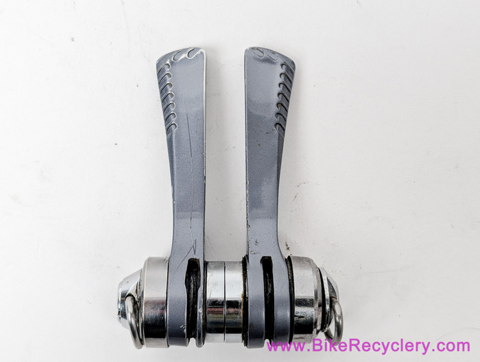 Shimano Dura Ace SL-7402 Downtube Shifters: 8 Speed - Flat Plates