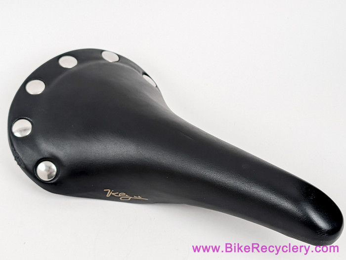San Marco Regal Titanio Saddle: Black Leather (EXC) - Bike Recyclery