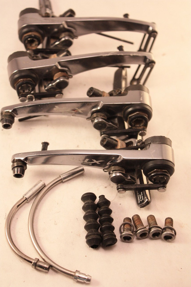 Shimano Deore XTR BR-M960 V-brake Set: Pewter!