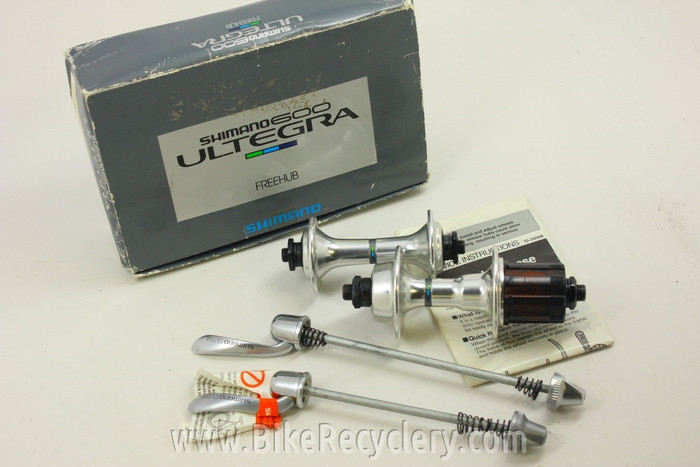 NIB/NOS Shimano 600/Ultegra Hubset: FH-6401 HB-6400, 32H, 126mm, 8