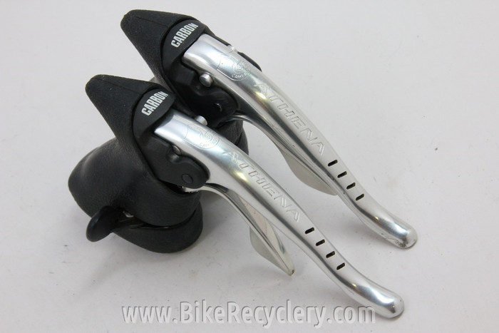 Campagnolo Athena 8 Speed Ergo Shifters / Brifters: Drilled