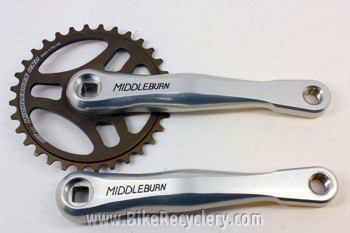 Middleburn RS7 Crankset: 175mm, Uno 32t Single Speed, Square 