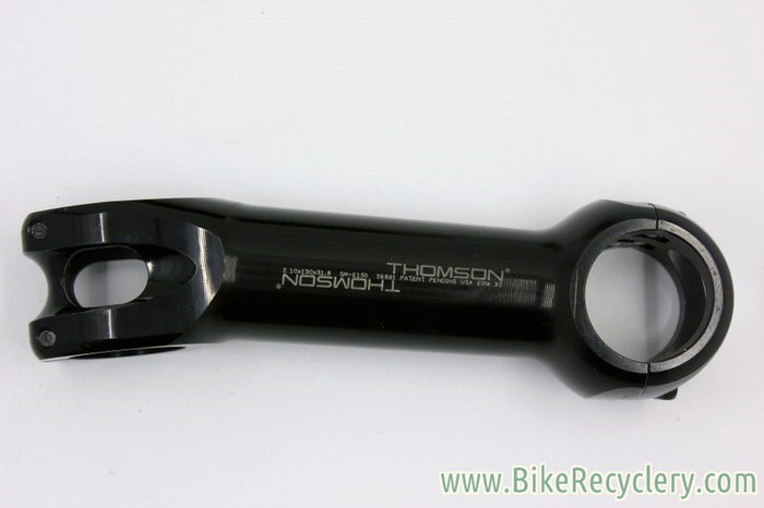 Thompson Elite X2 Stem: Black 130mm x 31.8mm, 10 degree MINT