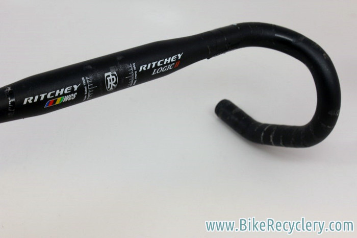 Ritchey WCS Logic II Road Drop Handlebars 44cm x 31.8mm Black Bike Recyclery