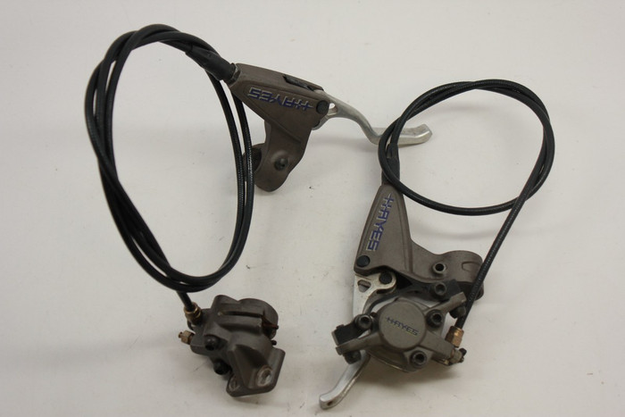 Hayes Mag G1 Disc Brakes: Purple Logo 22mm Mount, Klein Trek GF