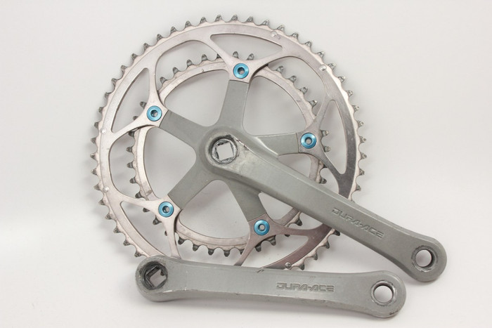 Shimano Dura Ace 8-Speed Crankset: FC-7402, 170mm, 53/39t