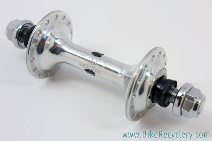 NOS Campagnolo Nuovo Record Pista Low Flange Front Hub: 28H