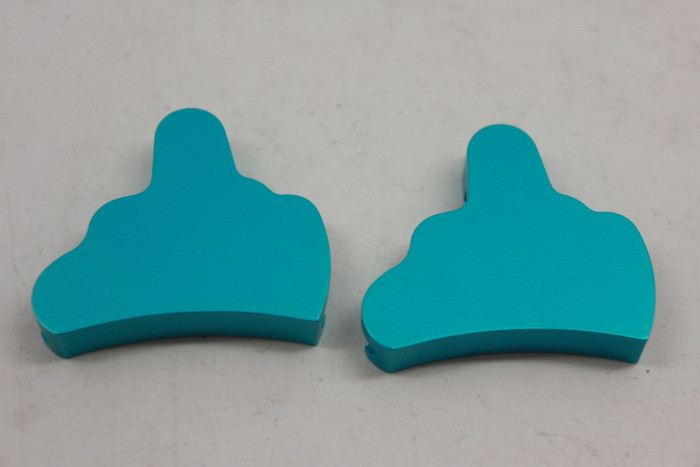 NOS Grafton Fat Finger Hangers! Cantilever Straddle Yoke 1990's TURQUOISE  RARE!