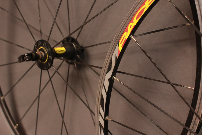 Mavic Aksium Race Wheelset: Silver, 20/24H - Bike Recyclery