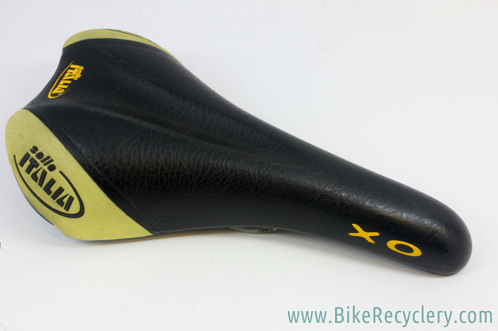 SELLE DE VELO ITALIA XO X0 NOIR GENUINE GEL TECHNOLOGY FEC ALLOY