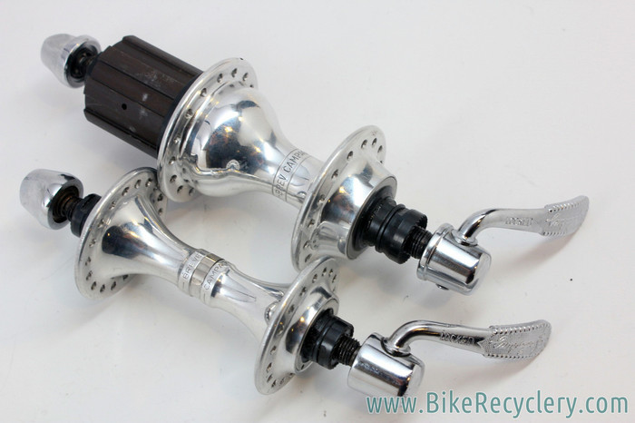 Campagnolo Record 8 Speed Hubset & QR Skewers: 32/36H - EXA Campagnolo Record 8 Speed Hubset & QR Skewers: 32/36H - EXA