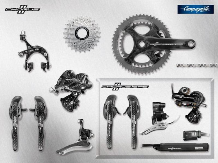 NEW 2015 Campagnolo Chorus EPS V2 11 Speed Electronic Groupset: 10pc  (RD/FD/FC/BB/ST/CS/HDW)