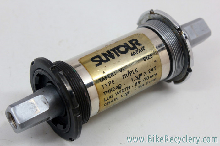Suntour Vx Sealed Cartridge Bottom Bracket: 132mm Triple Suntour Vx Sealed Cartridge Bottom Bracket: 132mm Triple