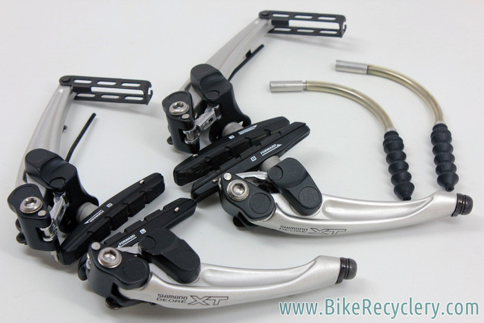 Shimano XT BR-M750 V- Brakes: Complete - Front & Rear (Near