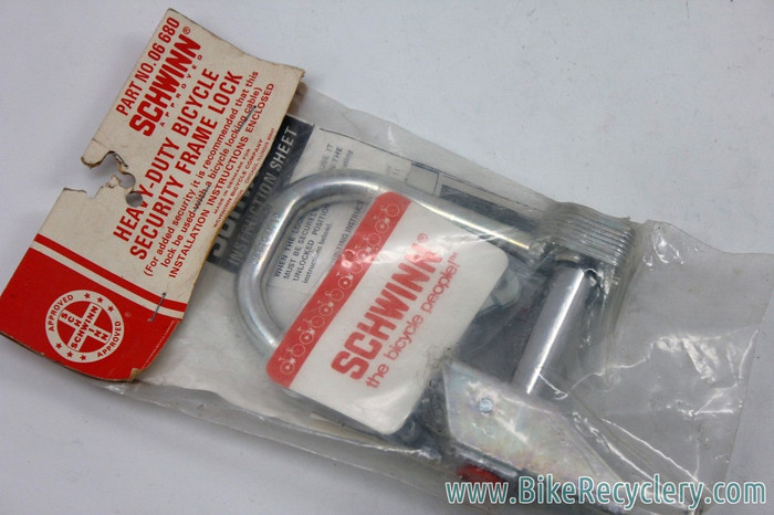 NIB/NOS Schwinn Heavy Duty Frame Lock: #06 680 - 1970's - Bike Recyclery