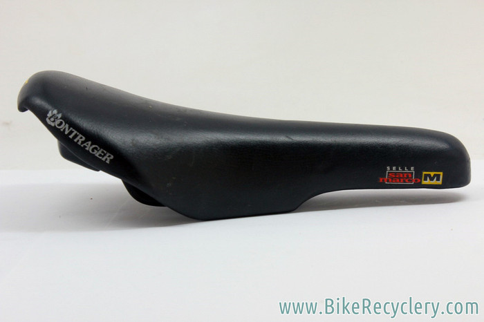 San Marco Bontrager (Strada) Saddle: 1996 - Black Leather