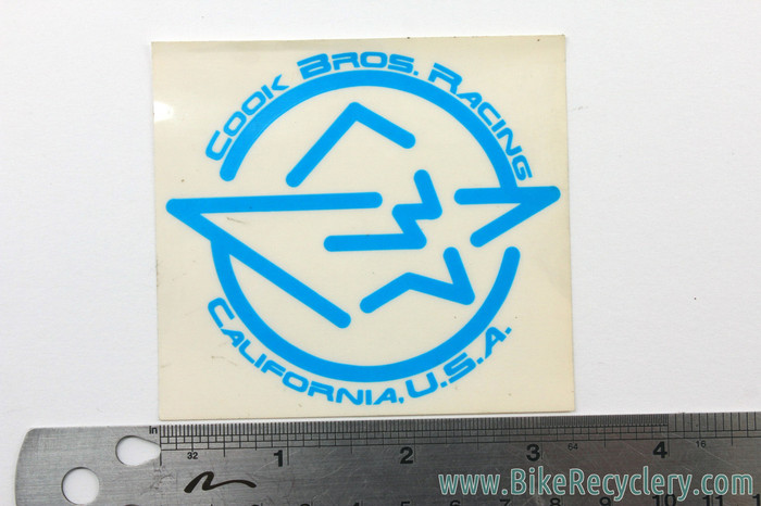 Cook Brothers Racing Decal / Sticker: Headtube? ~3