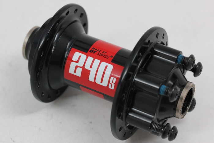 DT Swiss 240S 6-Bolt Boost Hub Set – 32H, 15x110 Front & 12x148 Rear, Black