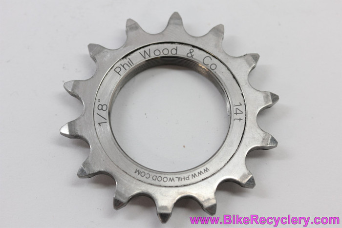 Phil Wood Track Cog: 14t x 1/8