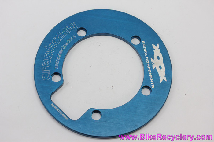NOS Kooka Crankcase Bash Guard: 110mm 5-Bolt Cobalt Blue Anodized ...