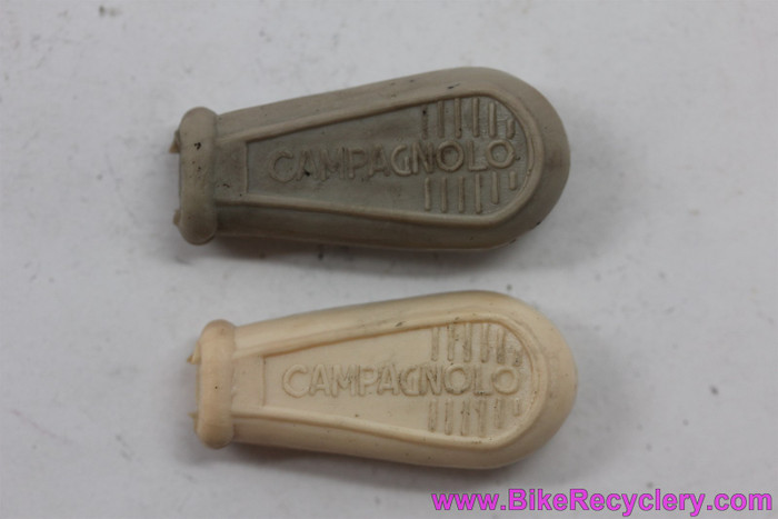 NOS Caches Manettes Campagnolo Vintage 60s-80s - Noir (Paire) - Caoutchouc