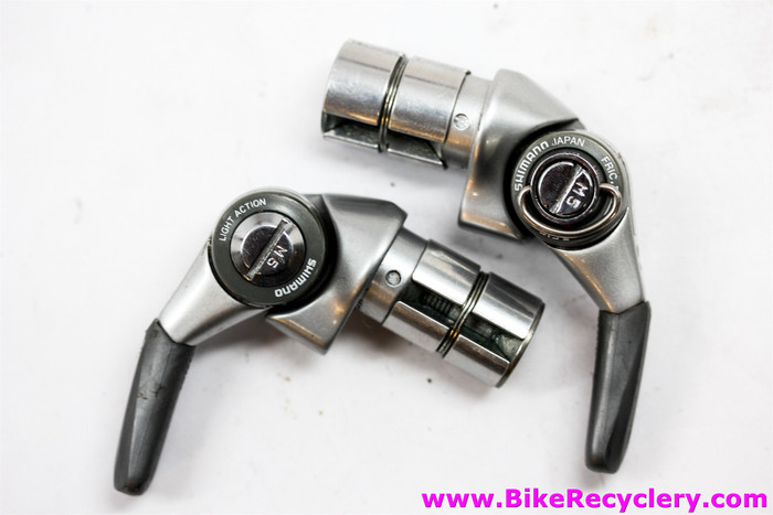 SHIMANO - かるらページ Shimano Dura Ace SL-7401 Downtube Shifters: 6/7 Speed, Clamp