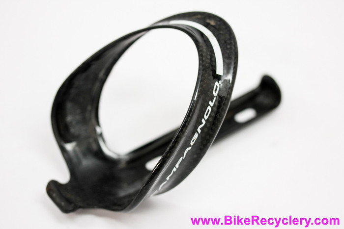 Campagnolo Super Record Bottle Cage: Carbon - 20g - Black (Near