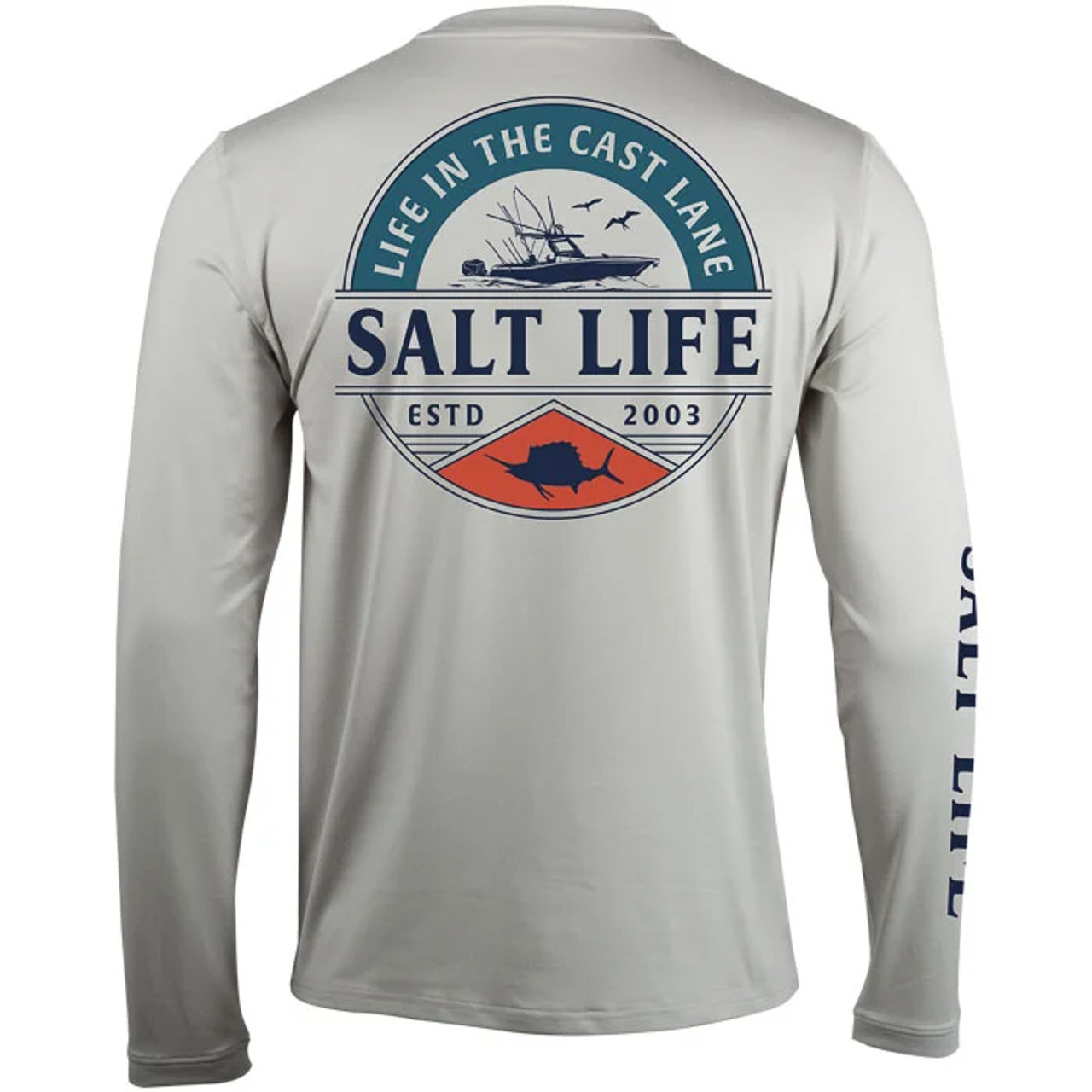 Salt Life Men's T Shirt - Live By The Sea