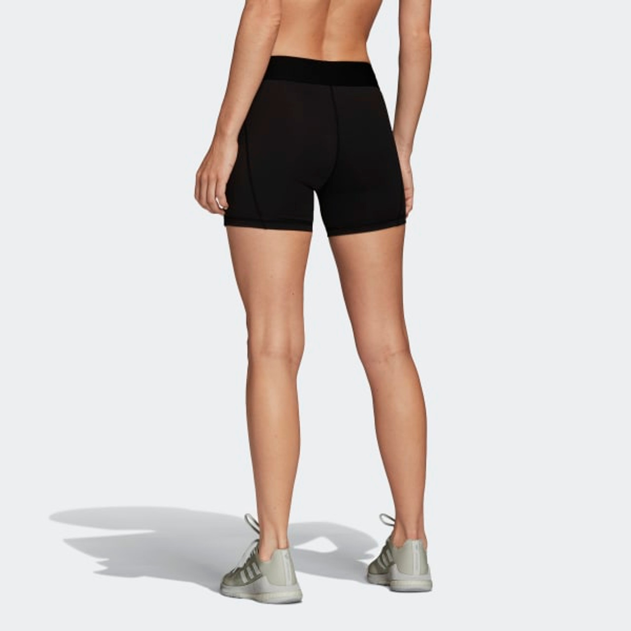 adidas Women's Techfit Volleyball Shorts, Black/White, X-Large