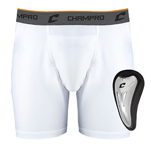 CHAMPRO ADULT COMPRESSION SHORT W/CUP COMBO (BPS14AC)