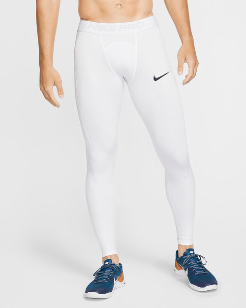 nike white compression tights