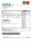 Brazil Caixa bank statement easy to fill template in Excel and PDF format
