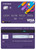 # detail line universal multipurpose bank visa electron credit card template in PSD format, fully editable