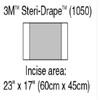 Steri-Drape Drape incise 23x17" Clr 10/Box