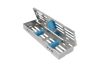 Sterilization Cassette for 3 Instruments - 180x55x22, W/O Lock, Non Detachable