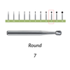 Carbide Burs. FG-7 Round. Pack of 100/Bag