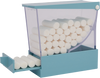 Cotton Roll Dispenser Deluxe Blue