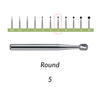 Carbide Burs. RA-5 Round. Clinic Pack of 100/bag