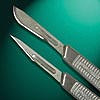 Bard Parker Disposable Sterile Scalpel with #12 Stainless Steel blade, Box of 10