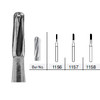 Beavers/Jet FG #1157 Straight Dome Plain Carbide Bur, clinic pack of 100 burs